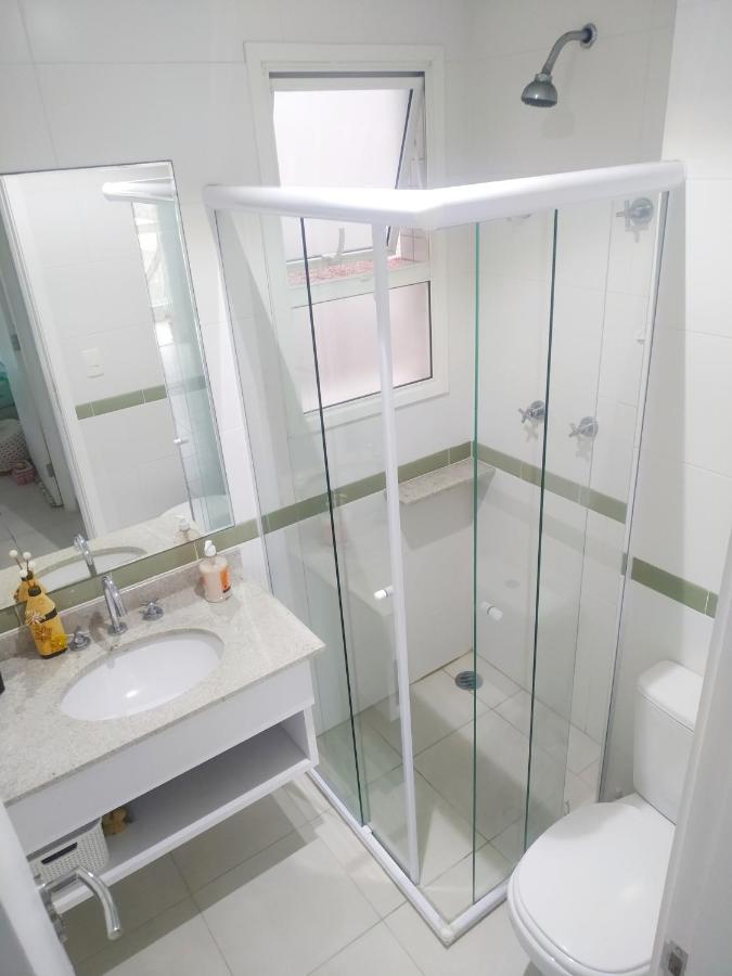 Apartamento Praia Bertioga Frente Mar Appartamento Esterno foto