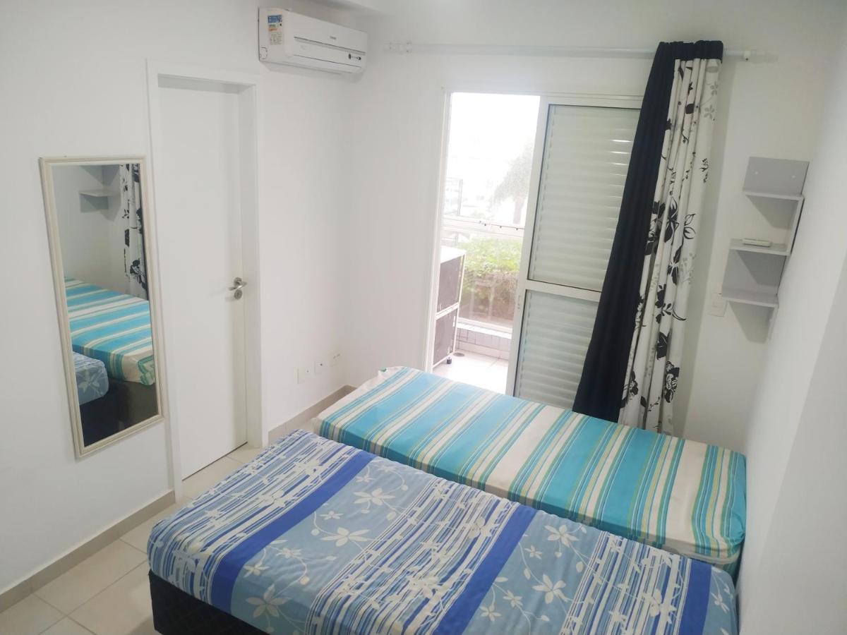 Apartamento Praia Bertioga Frente Mar Appartamento Esterno foto