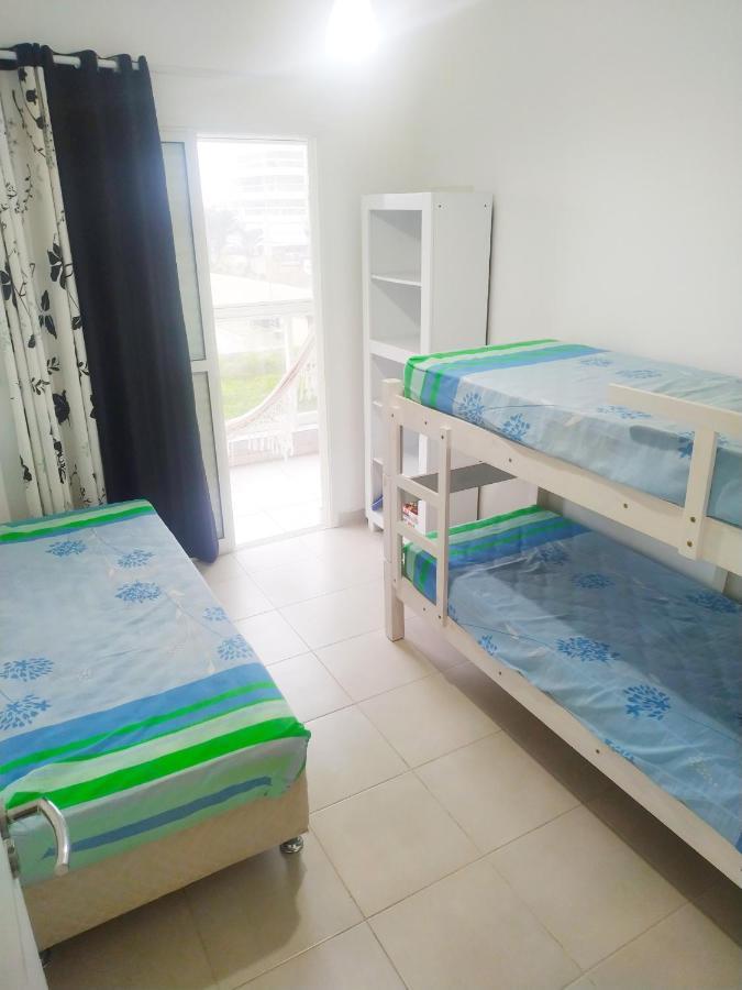Apartamento Praia Bertioga Frente Mar Appartamento Esterno foto