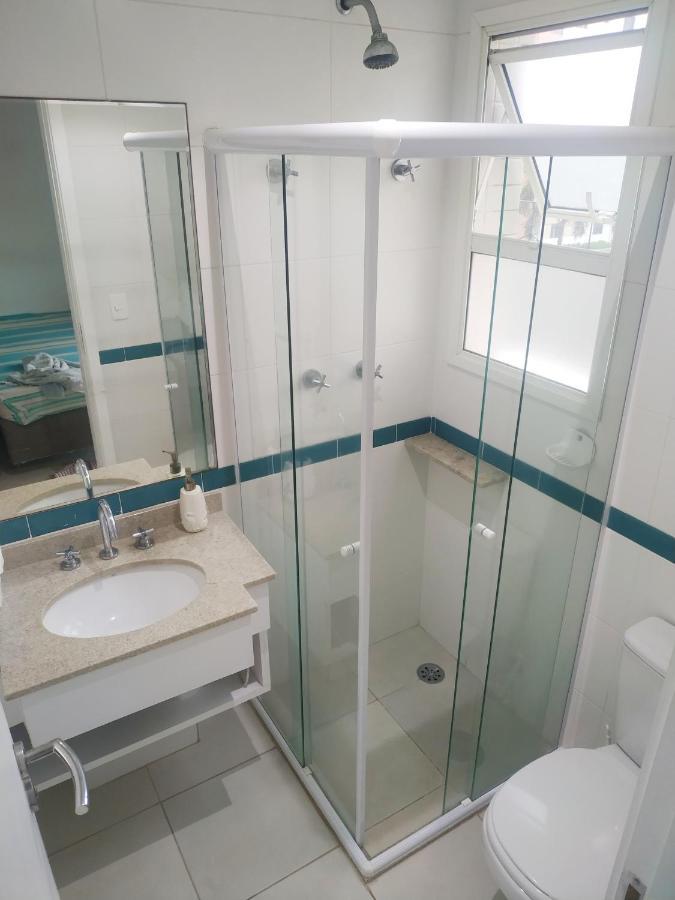 Apartamento Praia Bertioga Frente Mar Appartamento Esterno foto