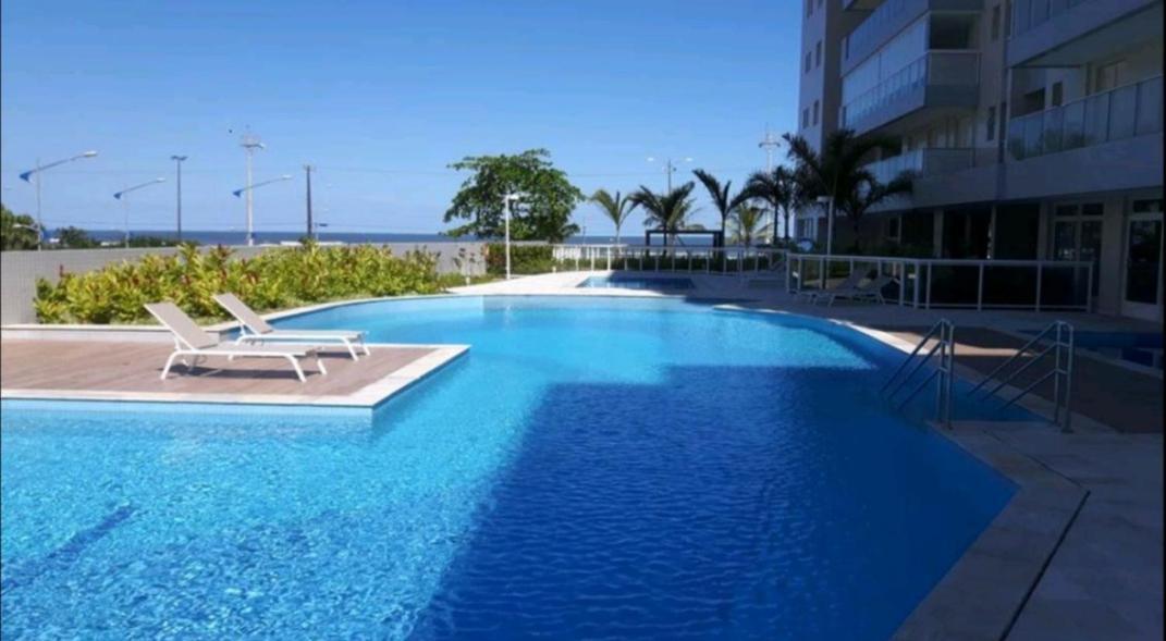 Apartamento Praia Bertioga Frente Mar Appartamento Esterno foto
