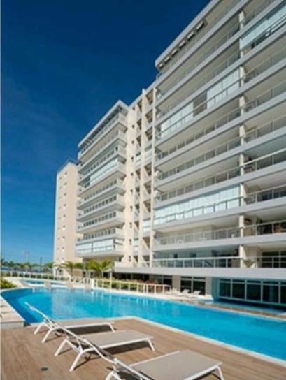 Apartamento Praia Bertioga Frente Mar Appartamento Esterno foto