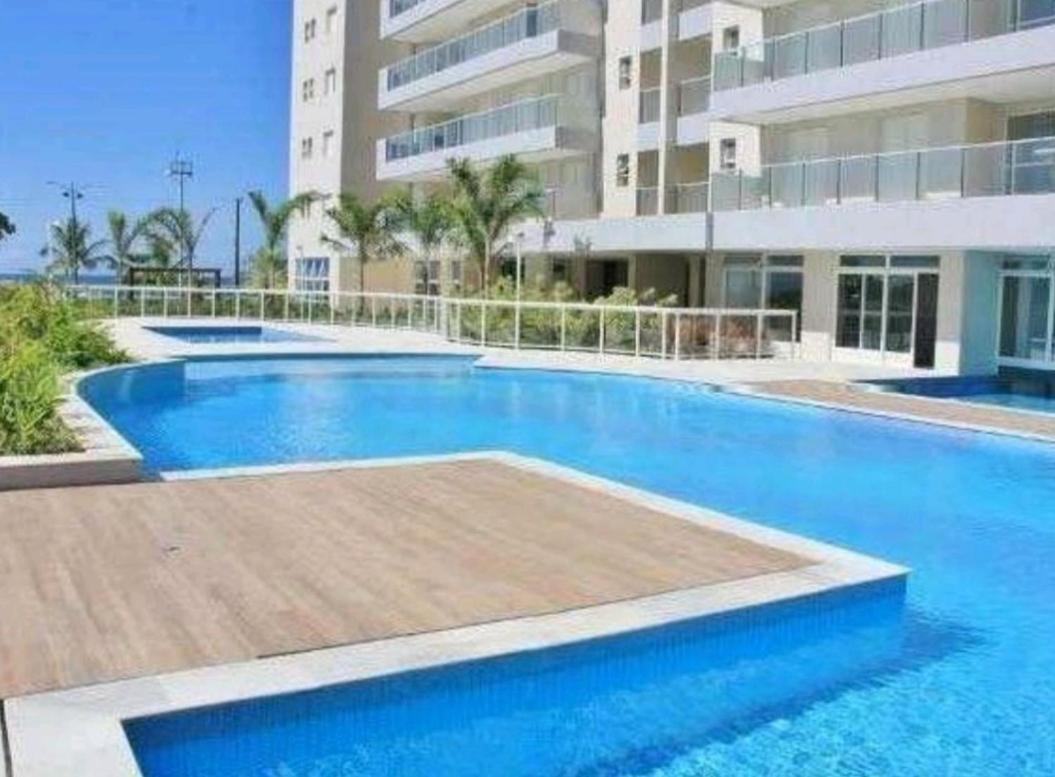 Apartamento Praia Bertioga Frente Mar Appartamento Esterno foto