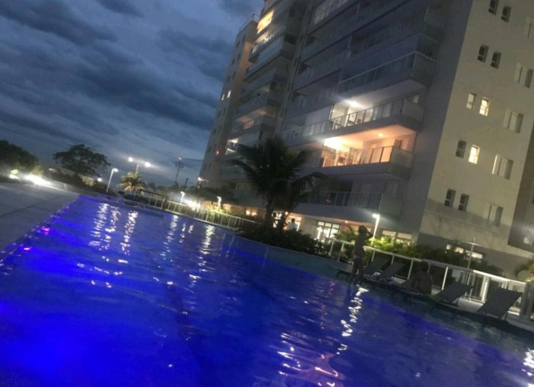 Apartamento Praia Bertioga Frente Mar Appartamento Esterno foto