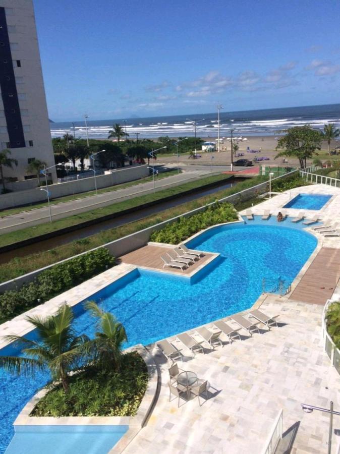 Apartamento Praia Bertioga Frente Mar Appartamento Esterno foto