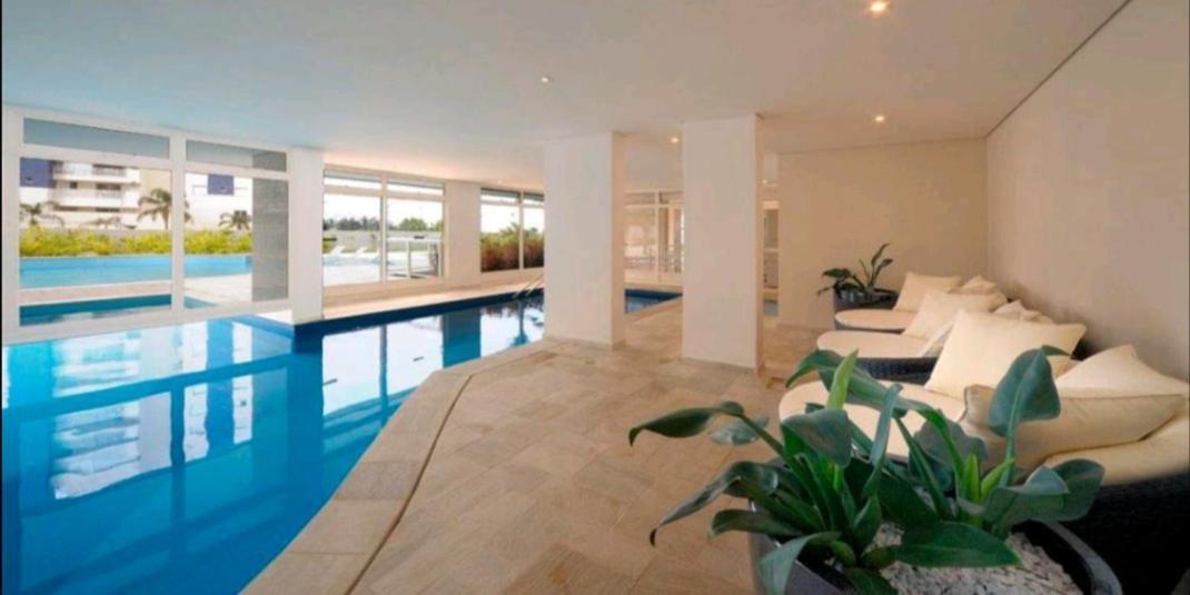 Apartamento Praia Bertioga Frente Mar Appartamento Esterno foto