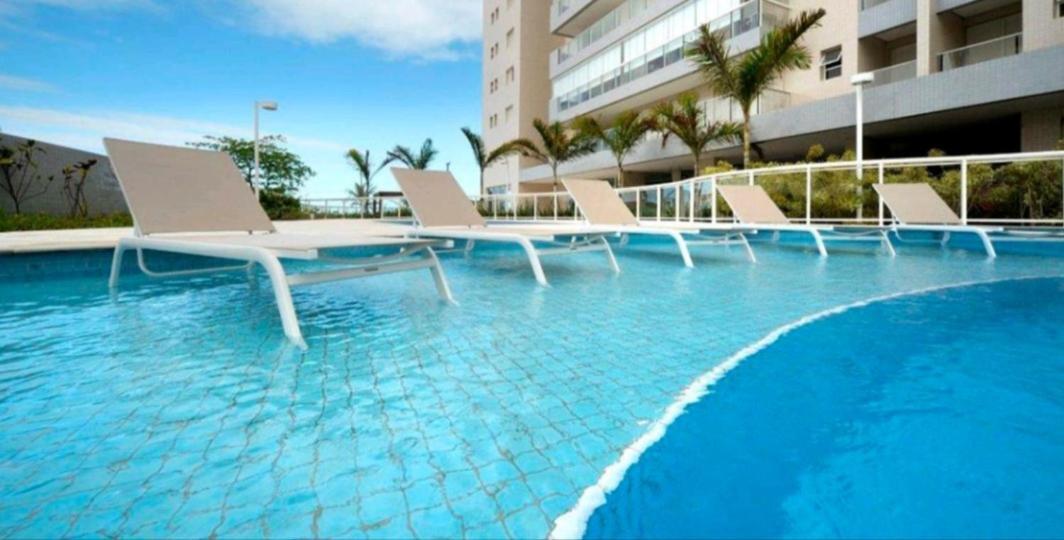 Apartamento Praia Bertioga Frente Mar Appartamento Esterno foto