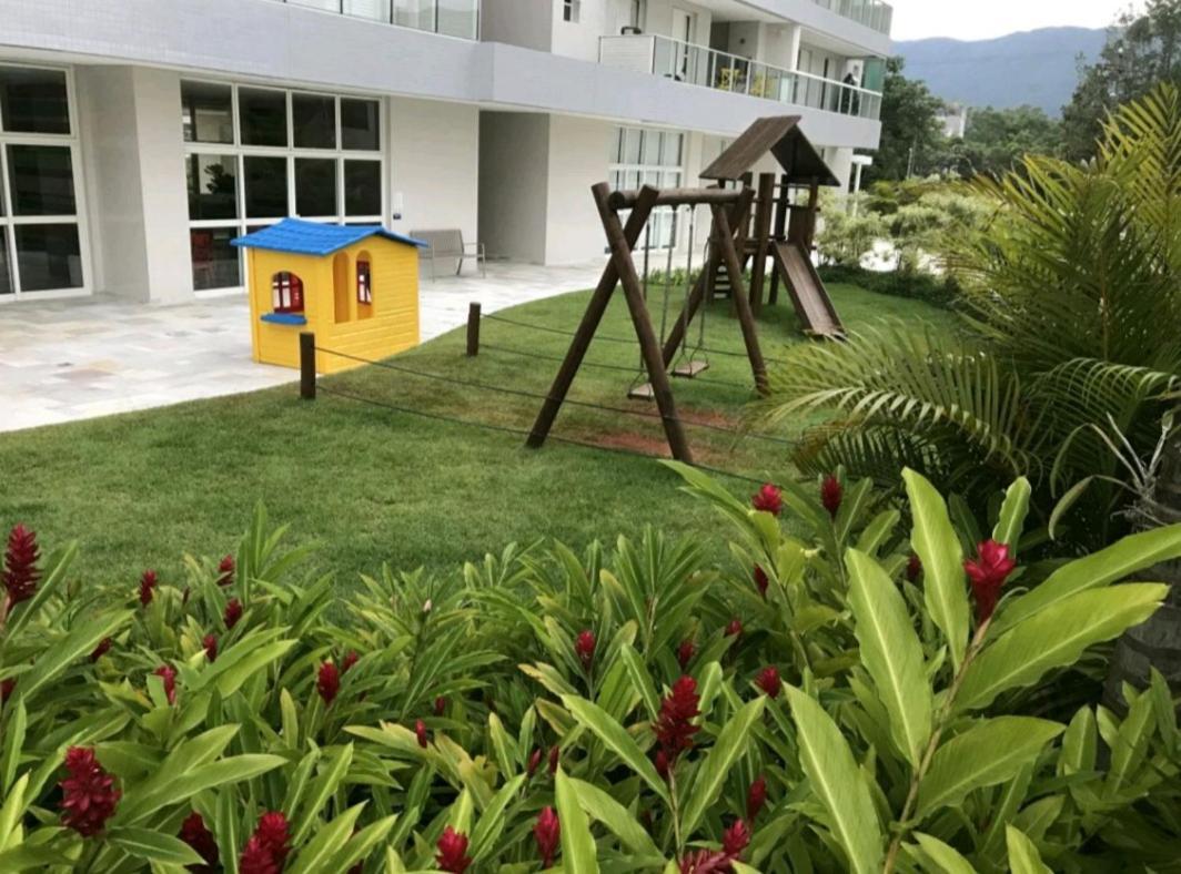 Apartamento Praia Bertioga Frente Mar Appartamento Esterno foto
