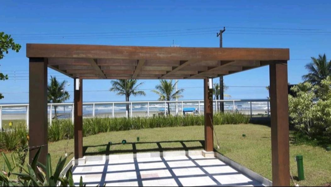 Apartamento Praia Bertioga Frente Mar Appartamento Esterno foto