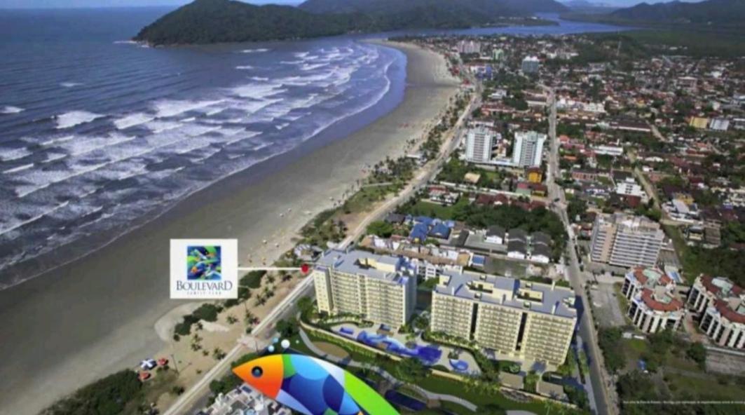 Apartamento Praia Bertioga Frente Mar Appartamento Esterno foto